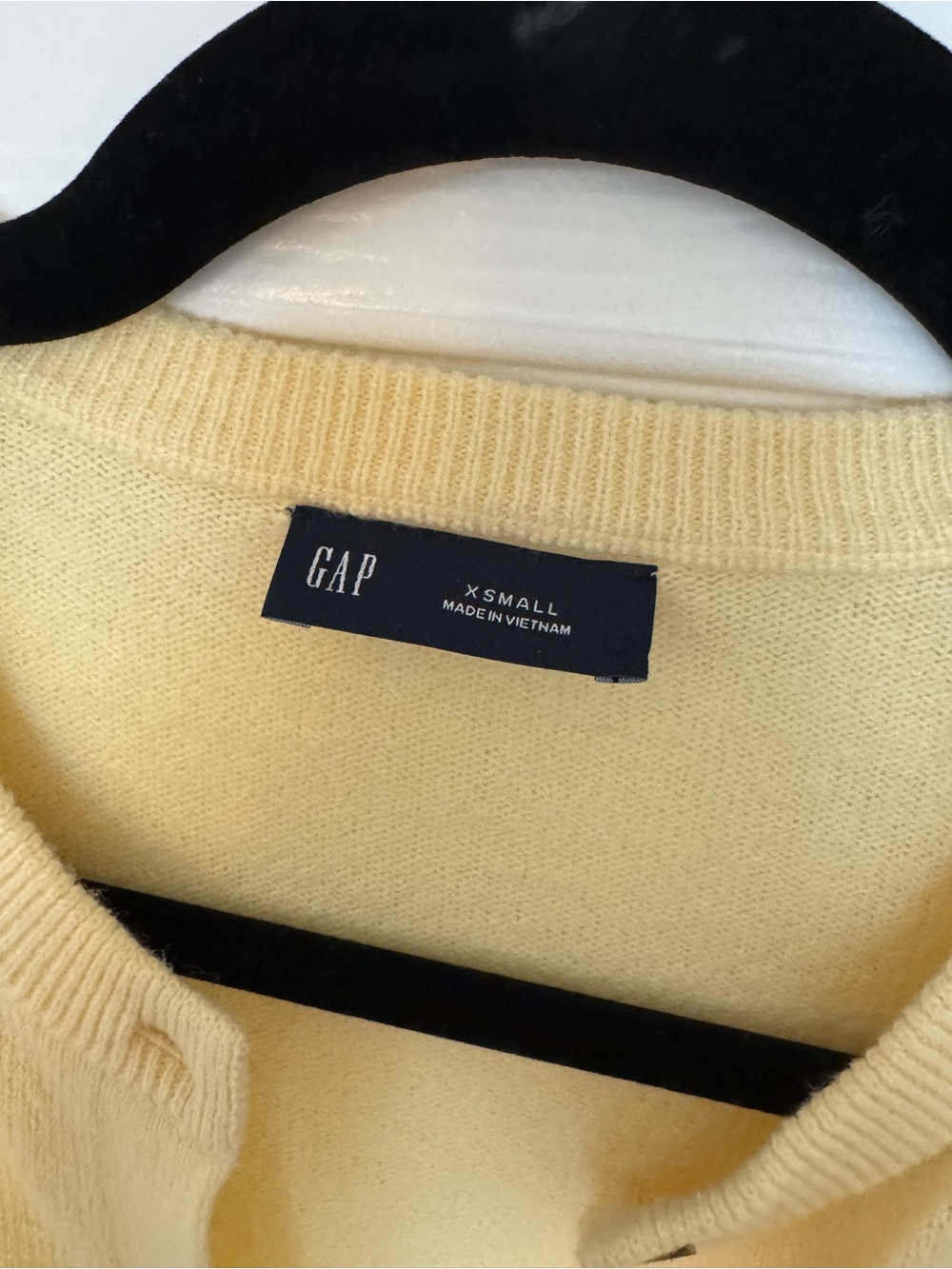 GAP Yellow Button-Front Cardigan - Picture 2 of 5